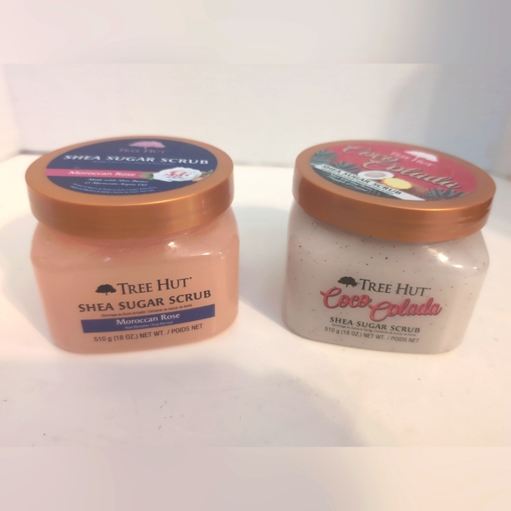 Shea Sugar Scrub Set - Moroccan Rose & Coco Colada